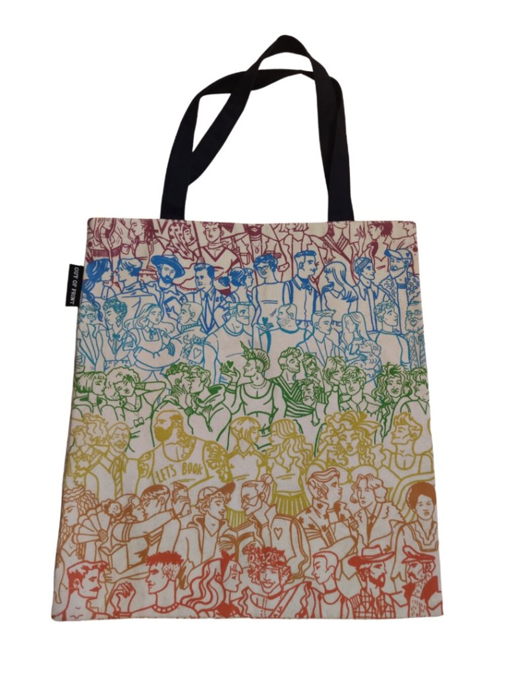 Out of Print Rainbow Tote